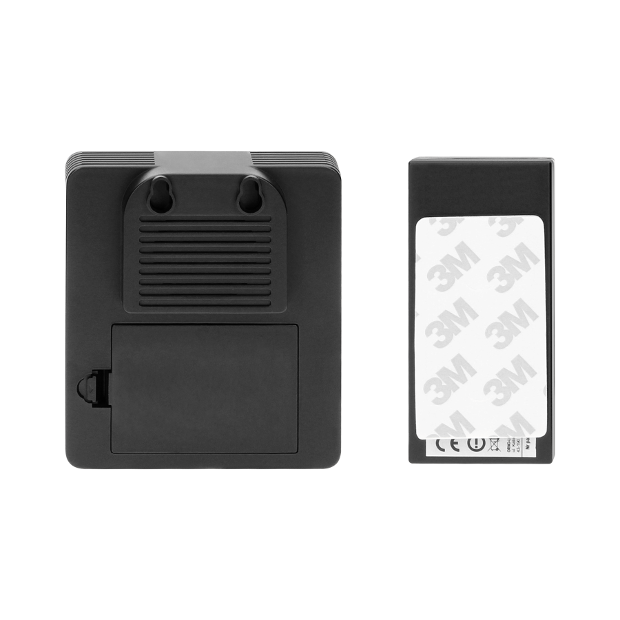 OPERA DC wireless, battery powered doorbell with learning system, 48 sounds, 100m